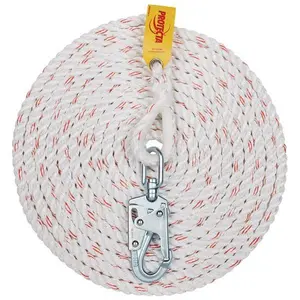 DBI Sala 1299991 30' Polyester/Polypropylene 5/8" dia. Rope w Snap Hook