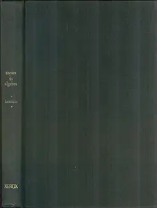 USED-Topics in Algebra by I.N. Herstein (Hardcover)