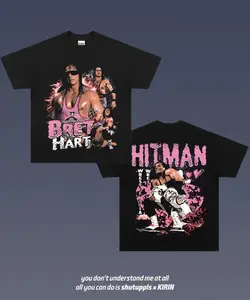 [Sale Up To 40%] The Hitman Bret Hart 1.3 GRAPHIC TEE, CREWNECK COTTON MADE IN USA, UNISEX SHIRT GIFT FOR FANS
