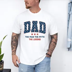 American Flag Dad T-Shirt, Comfort Colors Father's Day Gift , Patriotic Dad Shirt, American Flag Tee,Proud American Dad Gift,Distressed American Flag,Gift fro him
