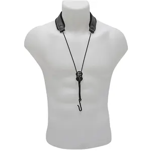 BG Alto/Tenor Saxophone Leather Strap, Metal Hook, S20M BG Alto/Tenor Saxophone Leather Strap, Metal Hook, S20M