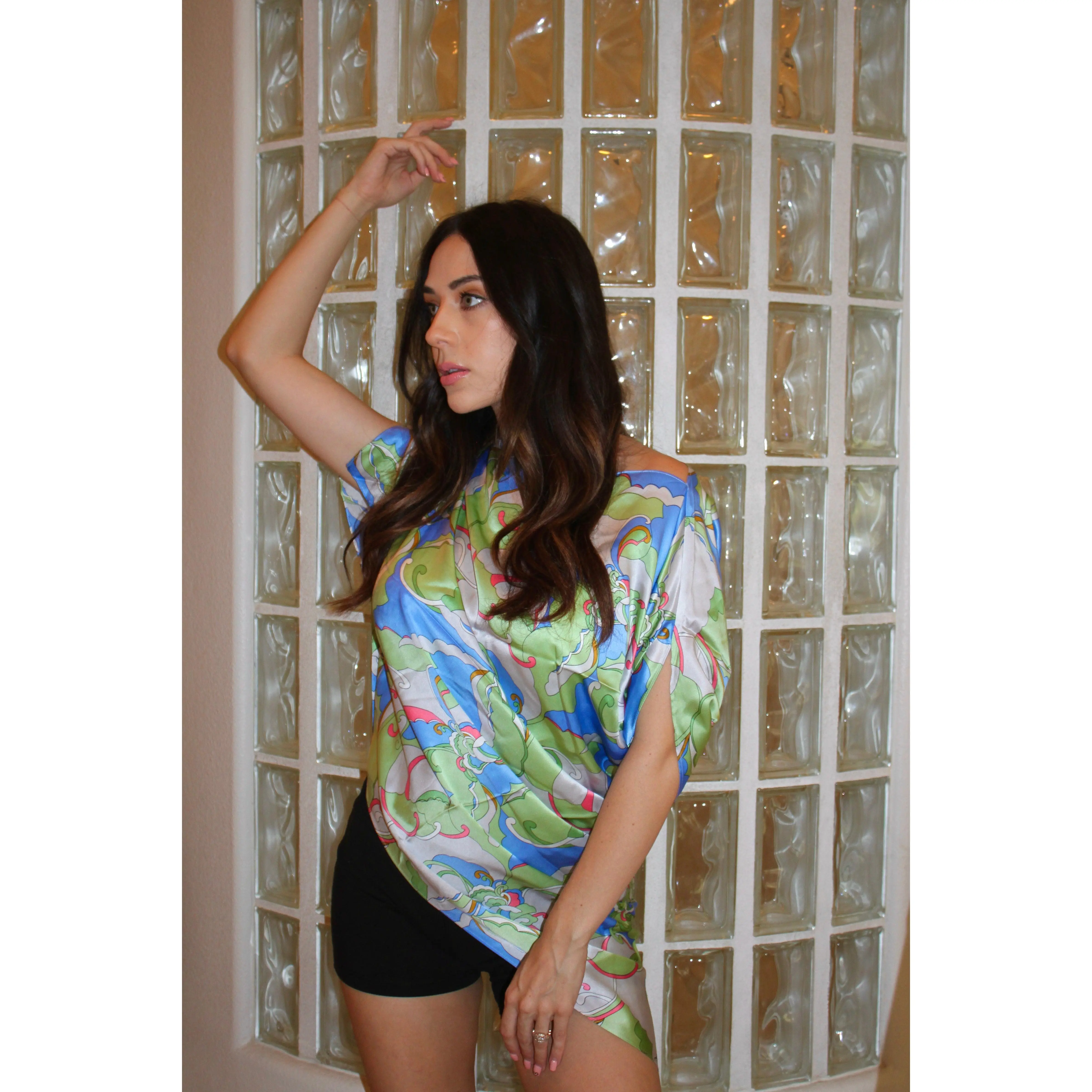 Pucci Print Silk Blouse