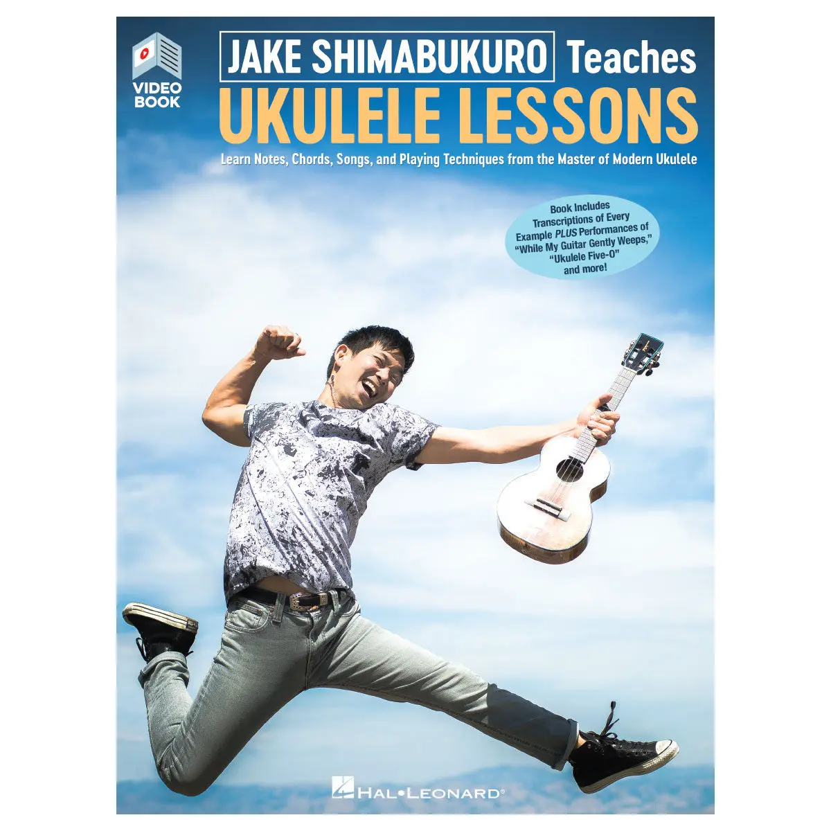 Jake Shimabukuro Ukulele Tutorial Book, Modern Education Resource for Ukulele Learning