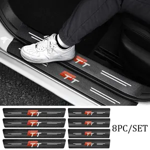 Audi Car Door Sill Protector Strips, Anti-Scratch Wear Resistant, Fits Audi Tt, Full Range Models, Exterior Decoration Accessories