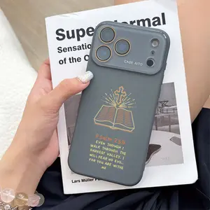Psalm 23:4 Scripture Phone CaseHigh-Quality TPU Hybrid Phone Case Sturdy Frame With Soft Matte Back Scratch-Resistant Material Ensures Long-Lasting Use While Maintaining A Sleek For iPhone 17 16 15 14 13 12