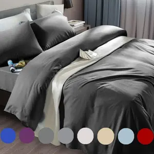 Super Soft Microfiber Bed Sheet Set 1800 Thread Count Luxury Egyptian Sheets Fit 18-24 Inch Deep Pocket Mattress Wrinkle Resistant 6 Piece Dark Grey King