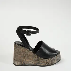 Mindy Black Women`s Summer Casual Platforms