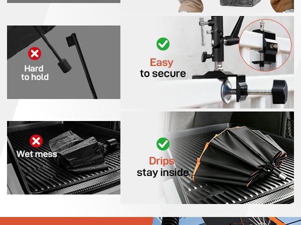【Upgraded】60" Folding HVAC Umbrella with Magnetic Base, Universal Clip, Reinforced Fiberglass, Wind-Resistant, Portable, 180°Adjustable for HVAC Use and Outdoor Activities 【Upgraded】60" Folding HVAC Umbrella with Magnetic Base, Universal Clip, Reinforced Fiberglass, Wind-Resistant, Portable, 180°Adjustable for HVAC Use and Outdoor Activities