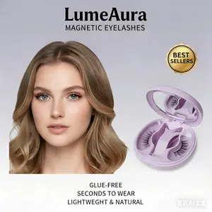 【BUY 1 GET 1】Veloura Magnetic Lashes Soft Magnetic Eyelashes No Glue Natural Look Reusable Waterproof Easy Application TikTok Trending Beauty Essential Lash Clusters for Beginners Daily Wear girly things dreamy  mixed length  love  your  z  collection