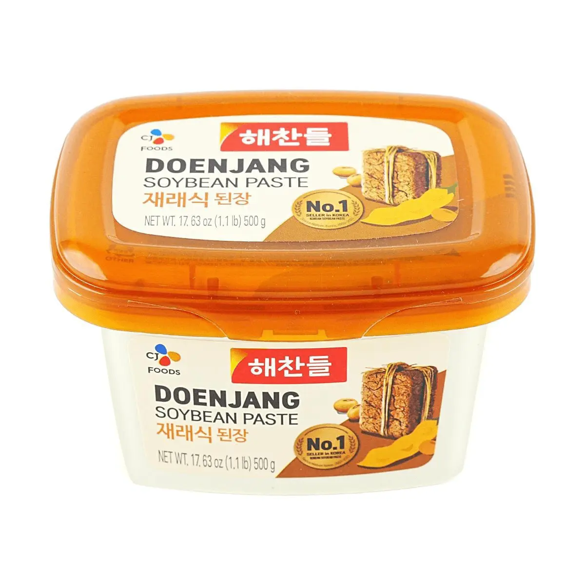 CHE IL JEDANG Korean Doenjang Soybean Paste 500g - Authentic Fermented Korean Stew Base for Doenjang Jjigae, Soups, Sauces & Noodles