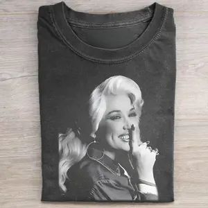 Vintage Dolly Parton Secrets, You’re Good At Keeping Secrets Graphic Tee - Dolly Parton Quotes - 80s Country Music Shirt - Run, Rose, Run Merch Casual