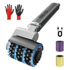 SEANCHEER LZ-8054A Electric Grill Brush for Outdoor Grill, 3-Speed Rotating Electric BBQ Grill Brush, 5000mAh Rechargeable Battery, 304 Stainless Steel Grill Cleaning Brush with Powerful Burnt Food Removal