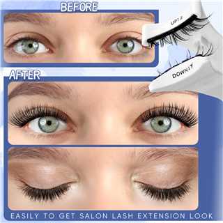 Magnetic Lash Set 5 Pairs with 1 Clip No Glue Required Reusable Natural False Lashes for Eyelashes Makeup Cosmetic DealsforYoursdays