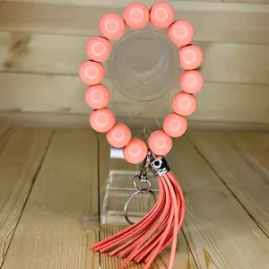 Handstrung Beaded Keychain Wristlet for Women - Perfect for Travel and Everyday Use