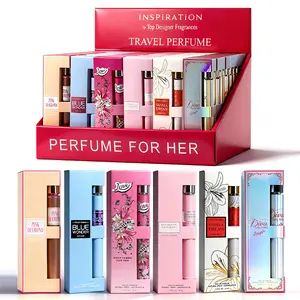 6-Piece Set Women's Eau De Parfuma Fragrance Spray, Travel Size Perfume, 6 Different Scents, Perfect For Dating, Daily Life, Parties,Gift Giving, 1.18 fl oz/35 ml Each Bottle