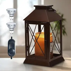 Candle Warmer Lamp with Timer Dimmable,Electric Candle Lamp Warmer for Jar Candles,Large Candle Warming Lamp,Fully Enclosed Designed and  Up-Coffee