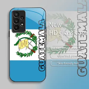 Suitable for [Galaxy A23] New high-end glass mobile phone case New business simple metal paint electroplated glass mobile phone case Affordable price Anti-drop and anti-fingerprint 995