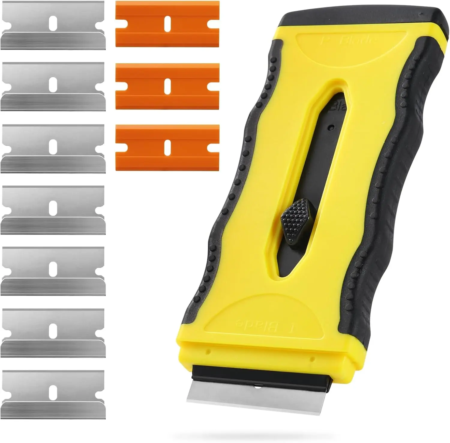 Oven Razor  Scraper Tool For Glass Stove Top Scraper Tool, Dual-End Ceramic Cooktop Razor Scraper With 10 Replacement