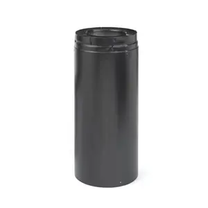 M & G Duravent 46DVA-08AB 4 Inch x 6 5/8 Inch Od Black Direct-vent Pro 8 Inch Pipe Extension