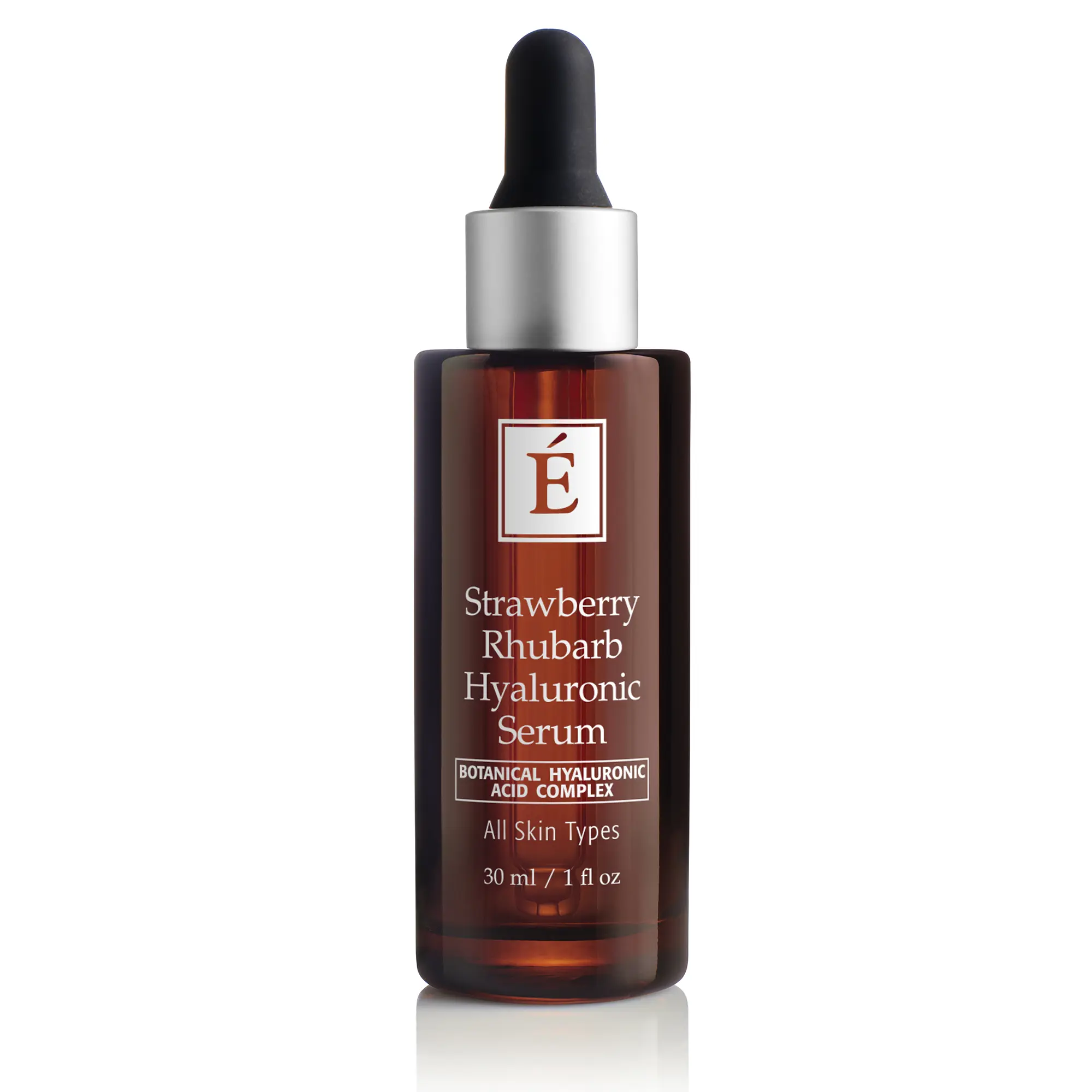 Eminence Organics Strawberry Rhubarb Hyaluronic Serum, Gentle Soothing Formula with Salicylic Acid for Moisture & Hydrating Skincare Needs, Hyaluronic Acid
