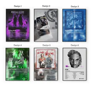 [Sale Up To 40%] D Block Europe Album Posters, UK Trap Wave Rap Wall Art, Modern Hip Hop Aesthetic Decor, Album Cover Artwork, Music Room Decor, Gift for Rap Fans