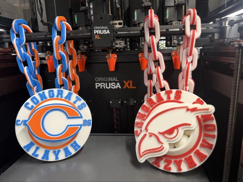 3d Printed SPINNING Graduation Rally Championship Chain Player of the Game I Custom I Sports MVP Baseball Football Cheer Wedding Concert 3d Printed SPINNING Graduation Rally Championship Chain Player of the Game I Custom I Sports MVP Baseball Football Cheer Wedding Concert