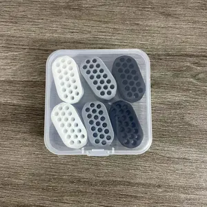 Silicone Jawline Exerciser Set, 6 Counts/set Facial Muscle Exerciser, Non-electric Jaw Chisel, Promotes Collagen, Increases Blood Flow, Relieves Stress and Tension, Skincare