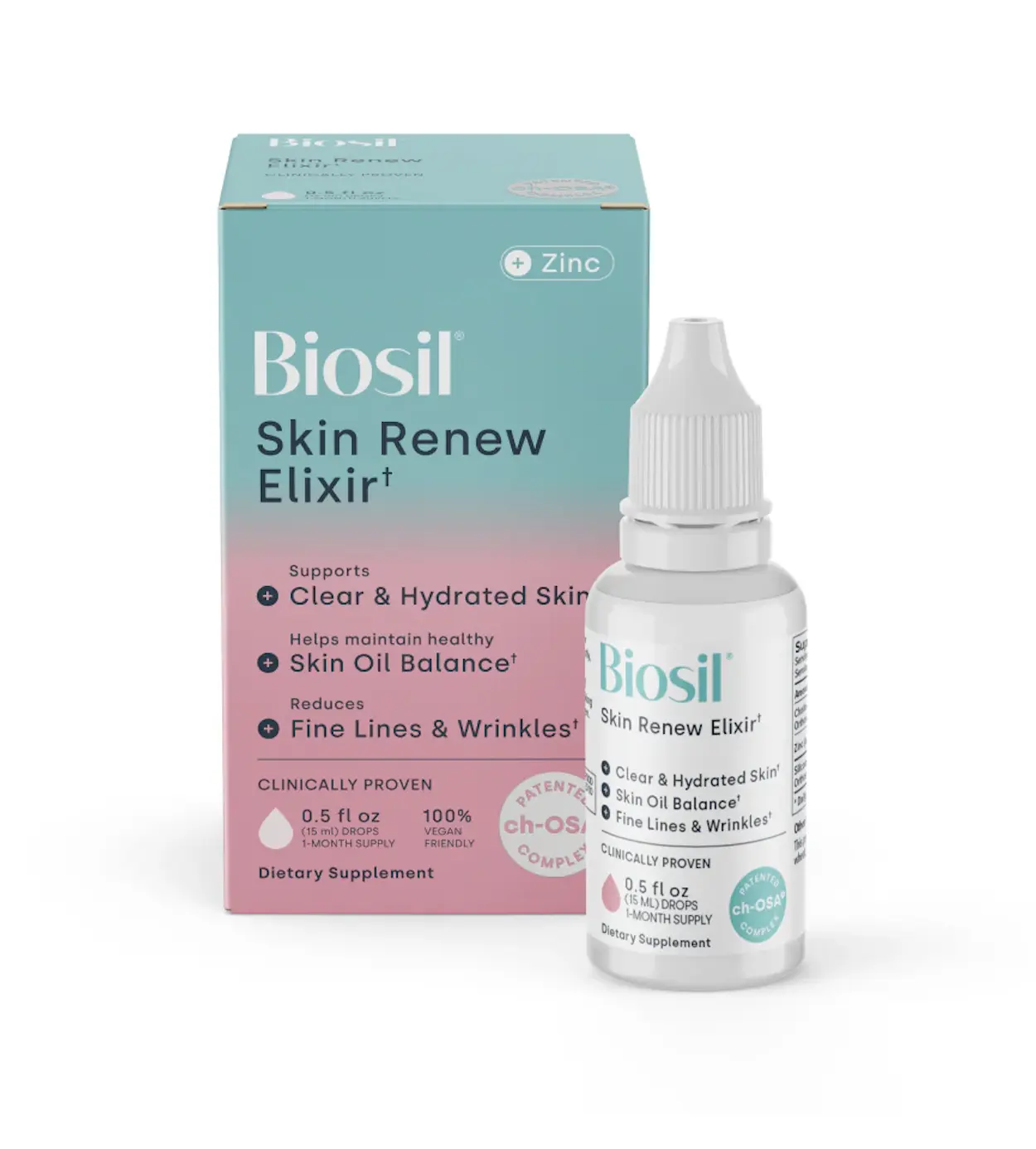 Biosil Skin Elixir Beauty Drops | For Plump, Hydrated, Radiant Skin