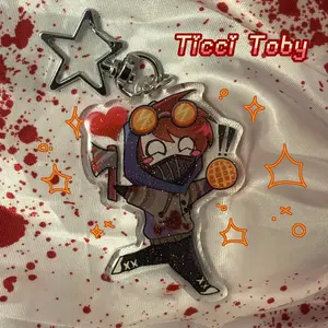 Ticci Toby Keychain | Double Sided | Creepypasta | Toby Rogers
