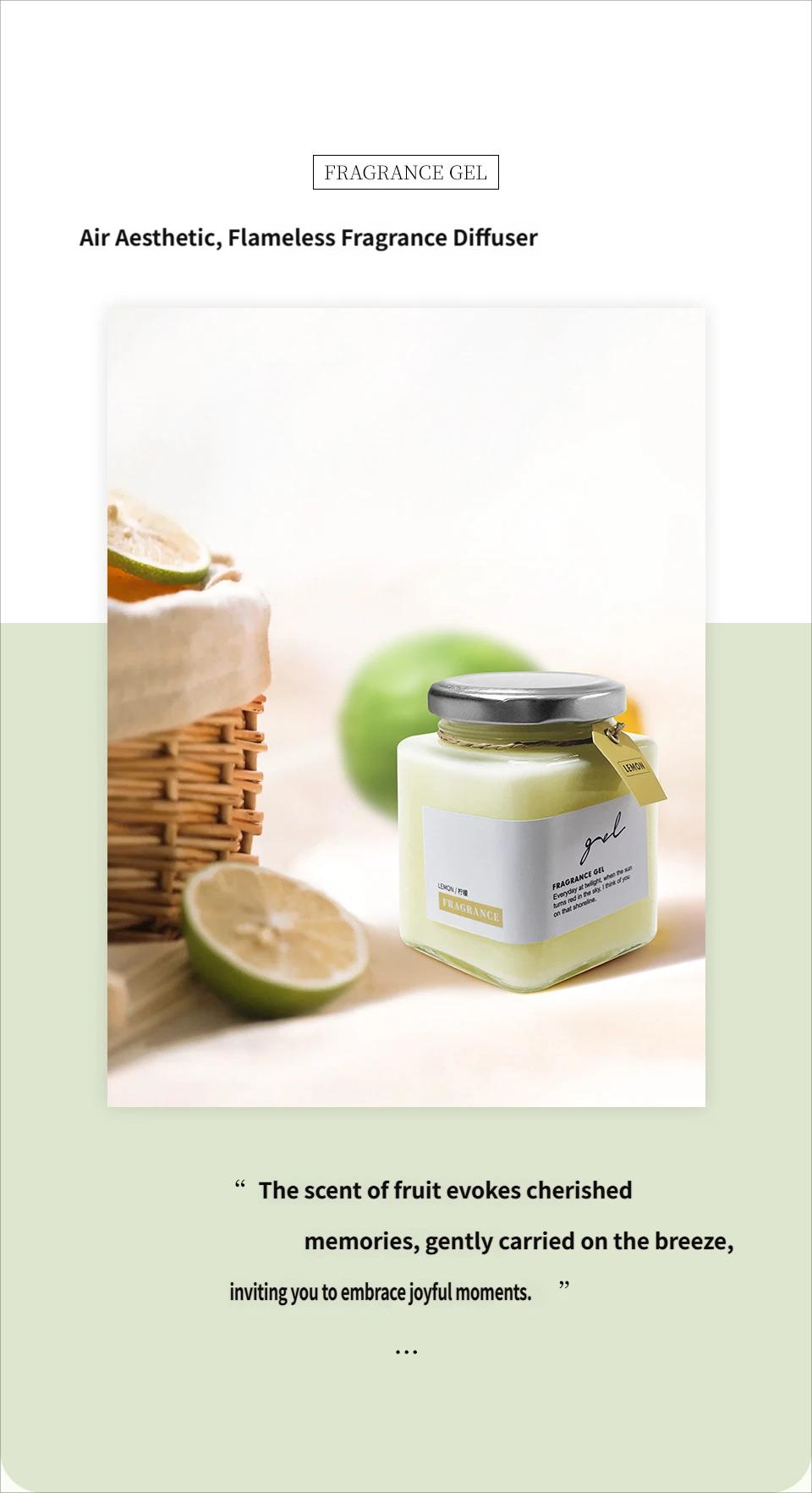 Gourmand Fragrance Fresh Delicate Fruit Scented Balm Aromatherapy Diffuser Essential Oil Space Fragrance Air Deodorizer Long Lasting Scent Creative Gift