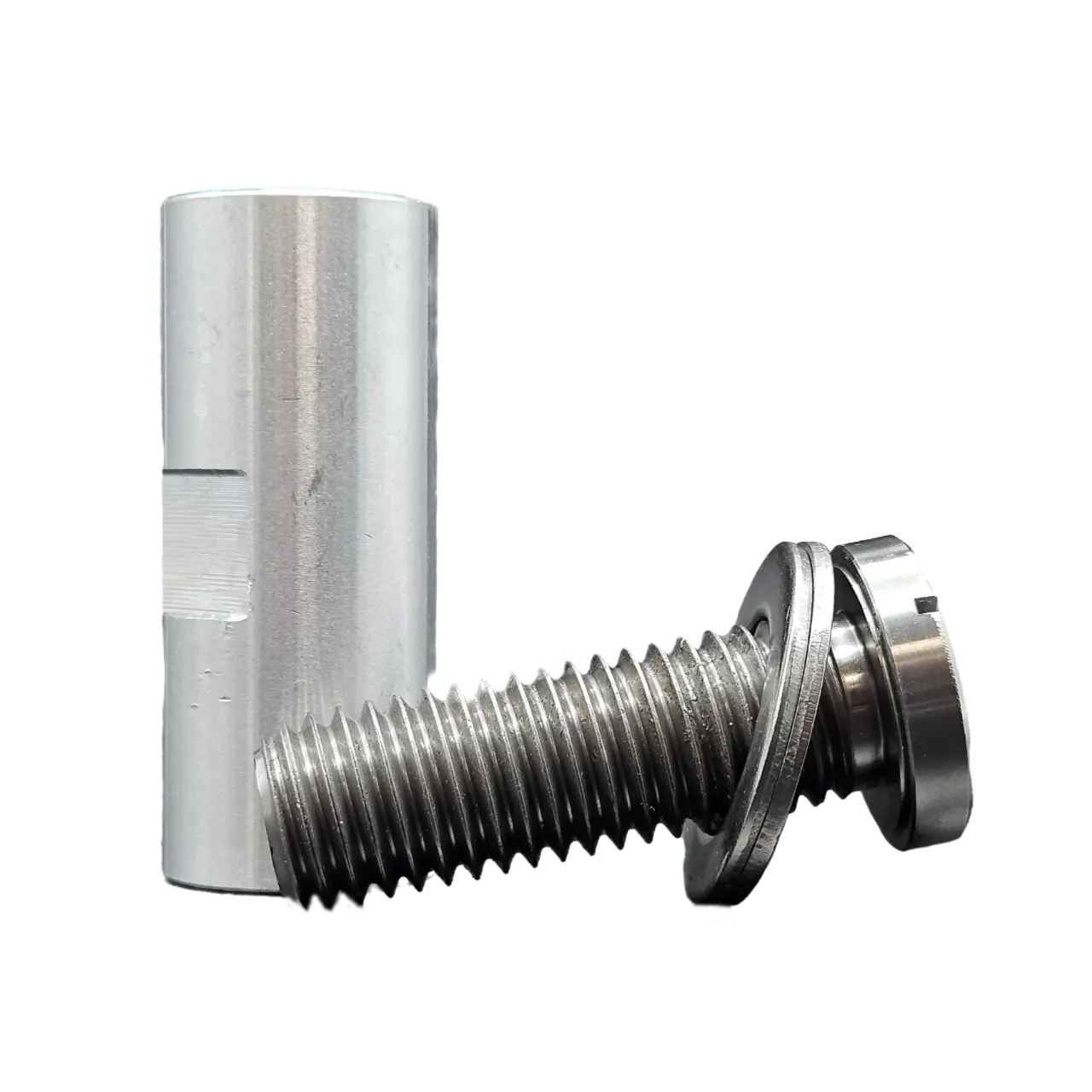 Automotive Polishing Machine Arbor Extension, 5/8-11 Thread, Abrasive Accessory with Stainless Bolt