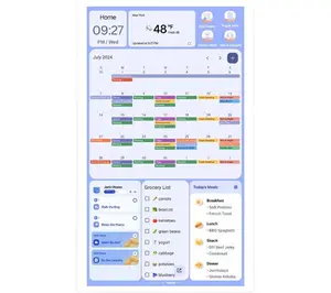 Cozyla 15.6" Digital Touch Screen Calendar Tablet Gen2 W/ Stand & Mount