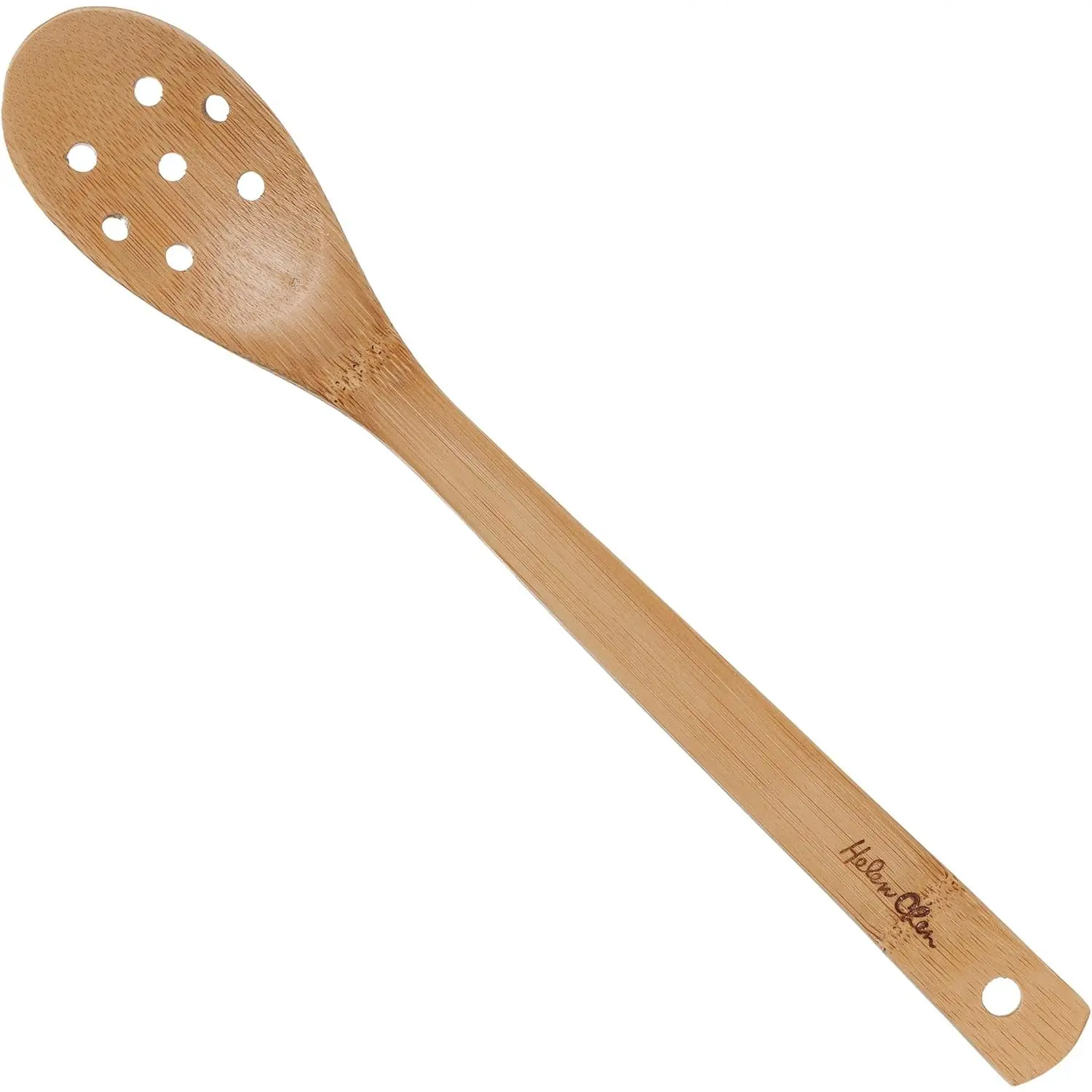 Helen’s Asian Kitchen Bamboo Pierced Spoon  12-Inch
