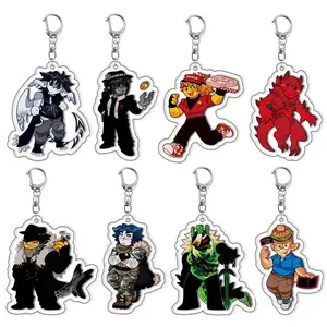 Forsaken Roblox Acrylic Keychain Cartoon Game Character Pendant Anime Peripheral Bag Decor Fans Gift