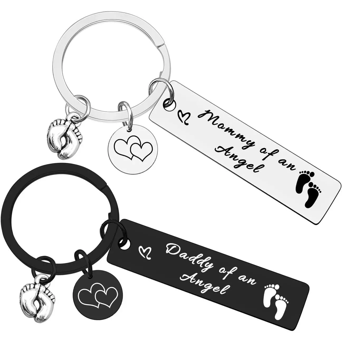 Loss Memorial  Mommy of an Angel Daddy of an Angel  Set  Memorial Gifts Miscarriage Gifts  Loss Gifts Sympathy Gifts for  Loss  Loss