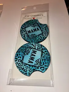 Mama #1 car coasters