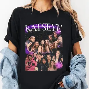Katseye Retro Vintage Graphic T-Shirt - Kpop Girl Group Merch