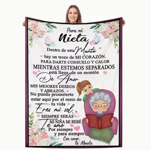 A blanket for my granddaughter and grandson, specially designed to be filled with blessings and affection. It will accompany my granddaughter every day, forever radiating warmth and tenderness—a tangible expression of love and a treasured keepsake.