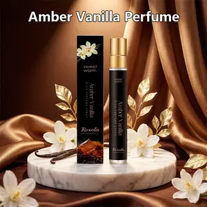 Amber Vanilla Perfume, Long-Lasting Natural Scent, Delightful Fragrance, Enhances Personal Charm, Concentrated Fragrance Spray, Ideal for Daily Use