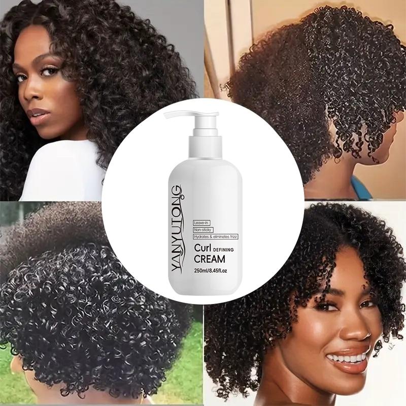Curl Styling & Nourishing Cream – Hydrates, Enhances Curl Shape, Reduces Frizz, Softens Hair, Smooth Finish, Improves Curl Elasticity, Lightweight Formula, Daily Hair Care for Men & Women