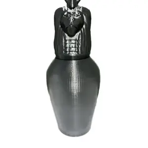 3d printed Egyptian lion head canopic jar.