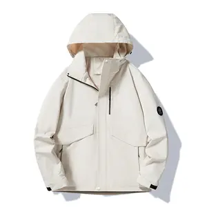 Spring and Autumn Thin Breathable Waterproof Windproof Detachable Mountain Hiking Camping Mountaineering Jacket