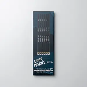 Liner Pencils - 6 Pc - Black Color