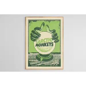 Arctic Monkeys Poster, Arctic Monkeys Music Poster, Music Poster