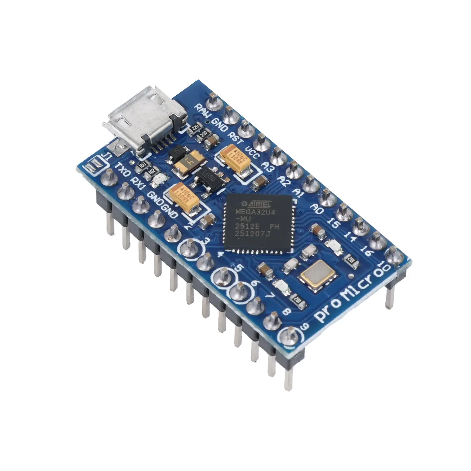 Pro Micro ATmega32U4 5V 16MHz Pre-Soldered Micro-USB Development Board