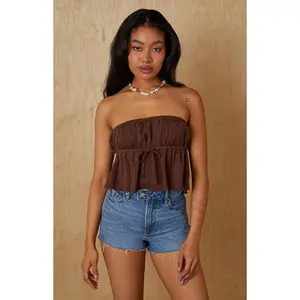 Your Favorite Women's Lace Babydoll Tube Top