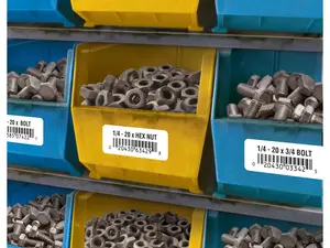 Avery Durable ID Labels, TrueBlock Technology, Permanent Adhesive, 2/3" x 1-3/4", 3,000 Labels (61533)