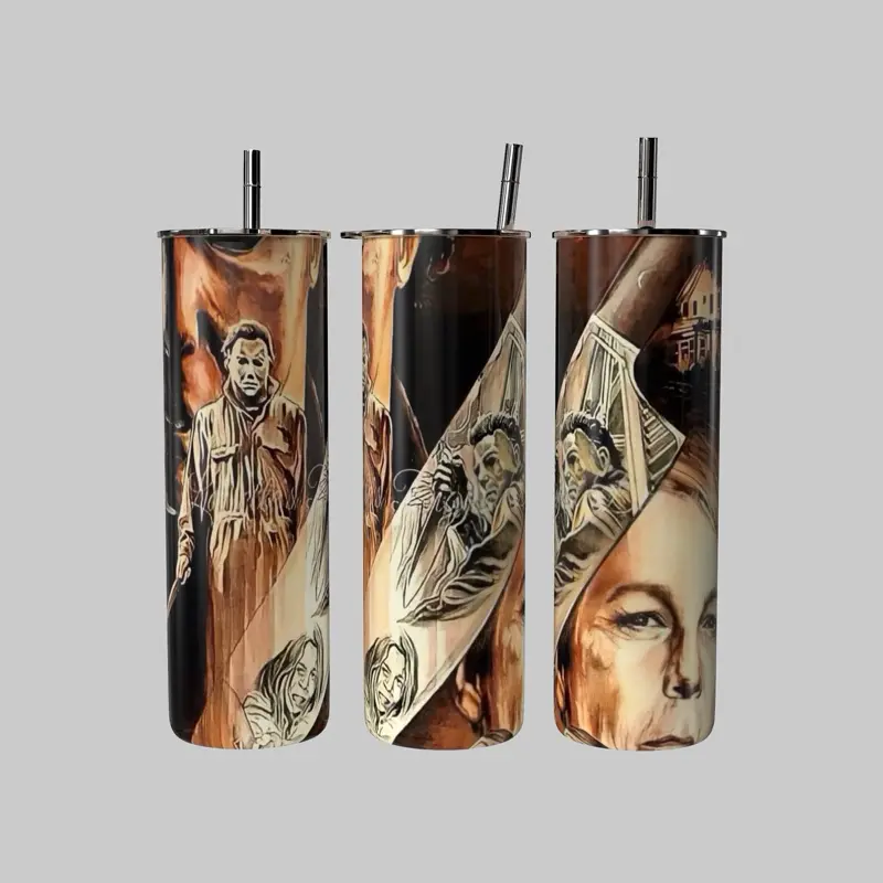 Michael Myers Knife. Halloween Tumbler
