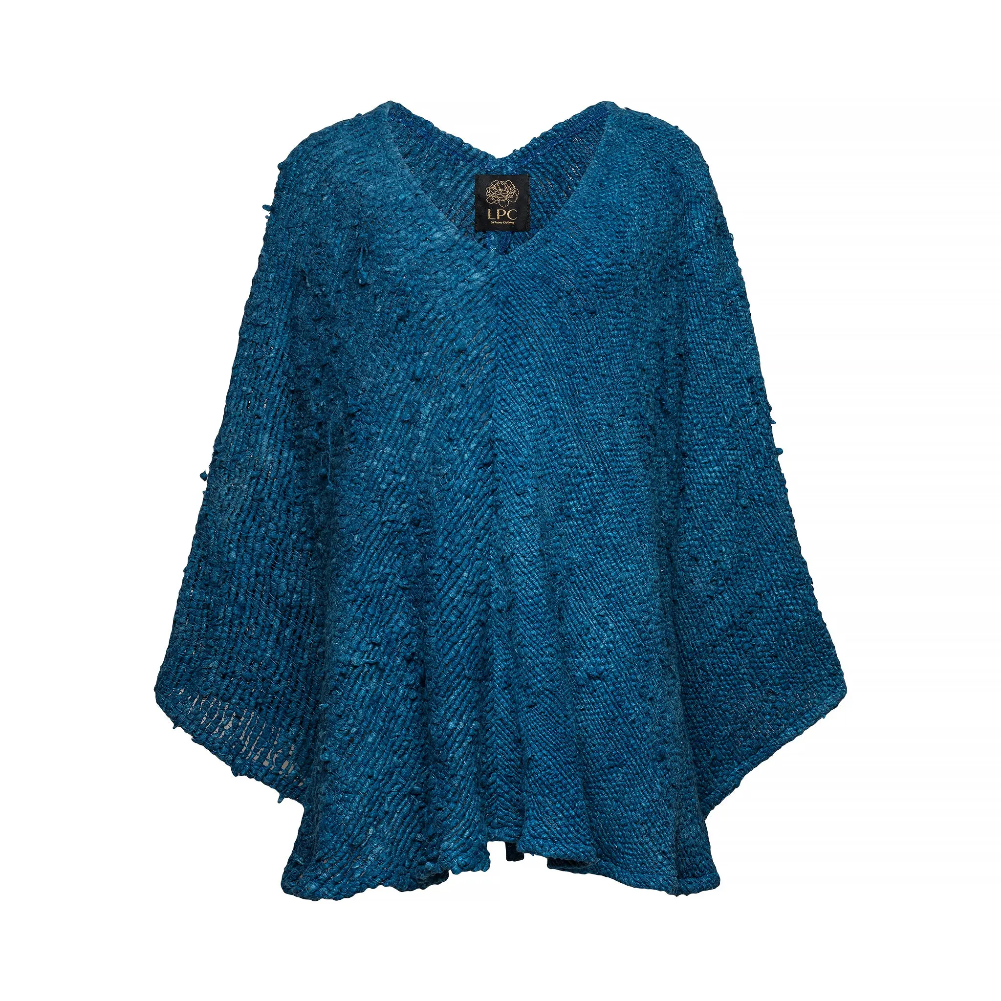 The Artisanal Heavyweave Silk Poncho