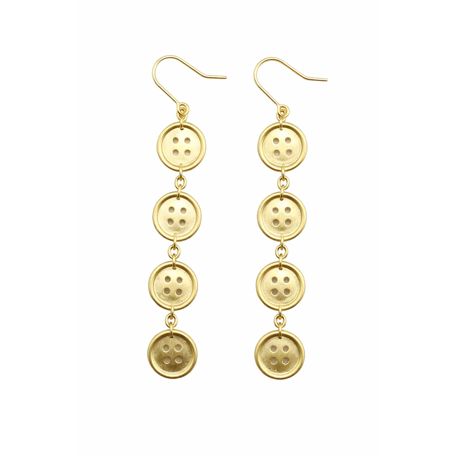 button earrings | reversible double-sided stud earrings High Quality Earrings Dainty Gold Earrings